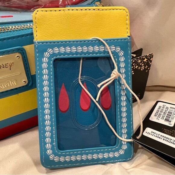Loungefly Disney Snow White Cake Cosplay Crossbody Bag & Cardholder Set NWT - Picture 9 of 10